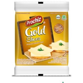 Prochiz Gold Slices 2 Lembar - Keju Cheddar Slice Burger Roti Bakar