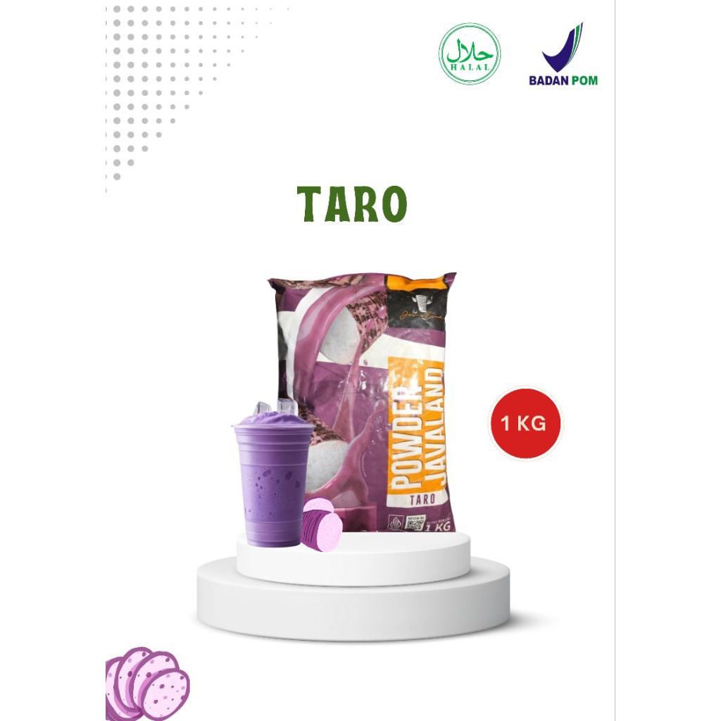 Bubuk minuman Javaland 1 kg rasa Taro