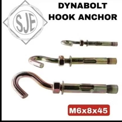 Dynabolt hook anchor 8mm / hook anchor 8mm / hook bolt anchor 8mm