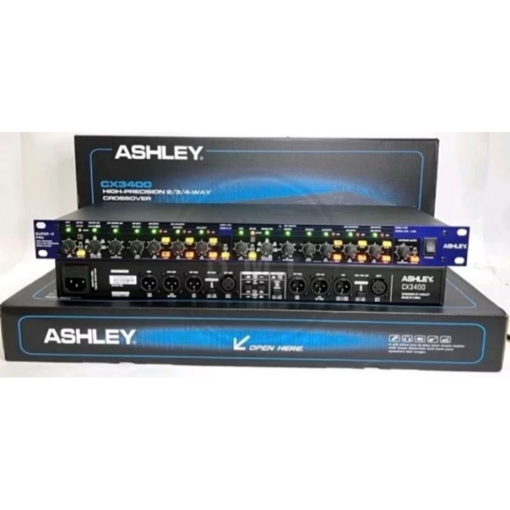 CROSSOVER ASHLEY CX 3400 CROSSOVER LIMITER DELAY ASHLEY CX 3400 original