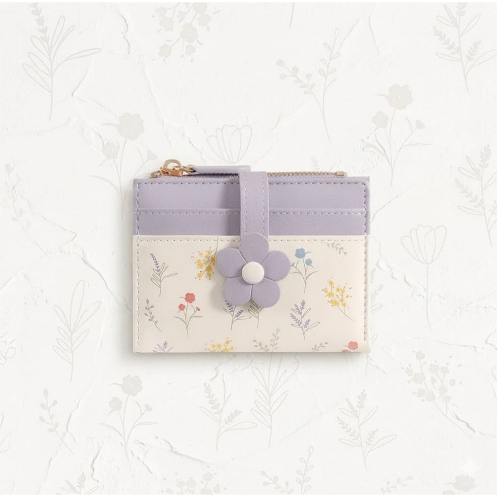 DOMPET BUNGGA WANITA ELEGAN&TAMPILAN MEMUASKAN KUALITAS JAMIN