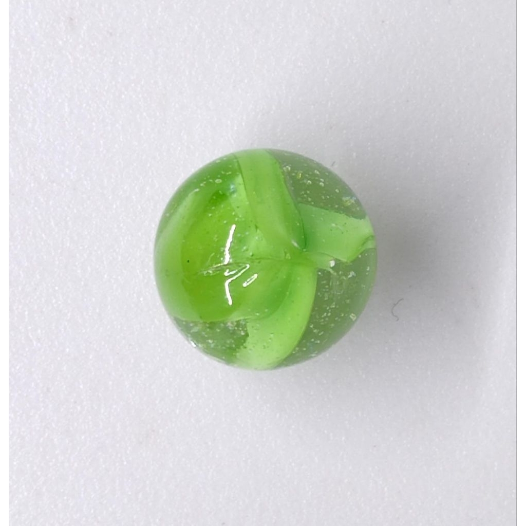 Kelereng Gundu Green Single Cat Eyes Marble Balap Belimbing