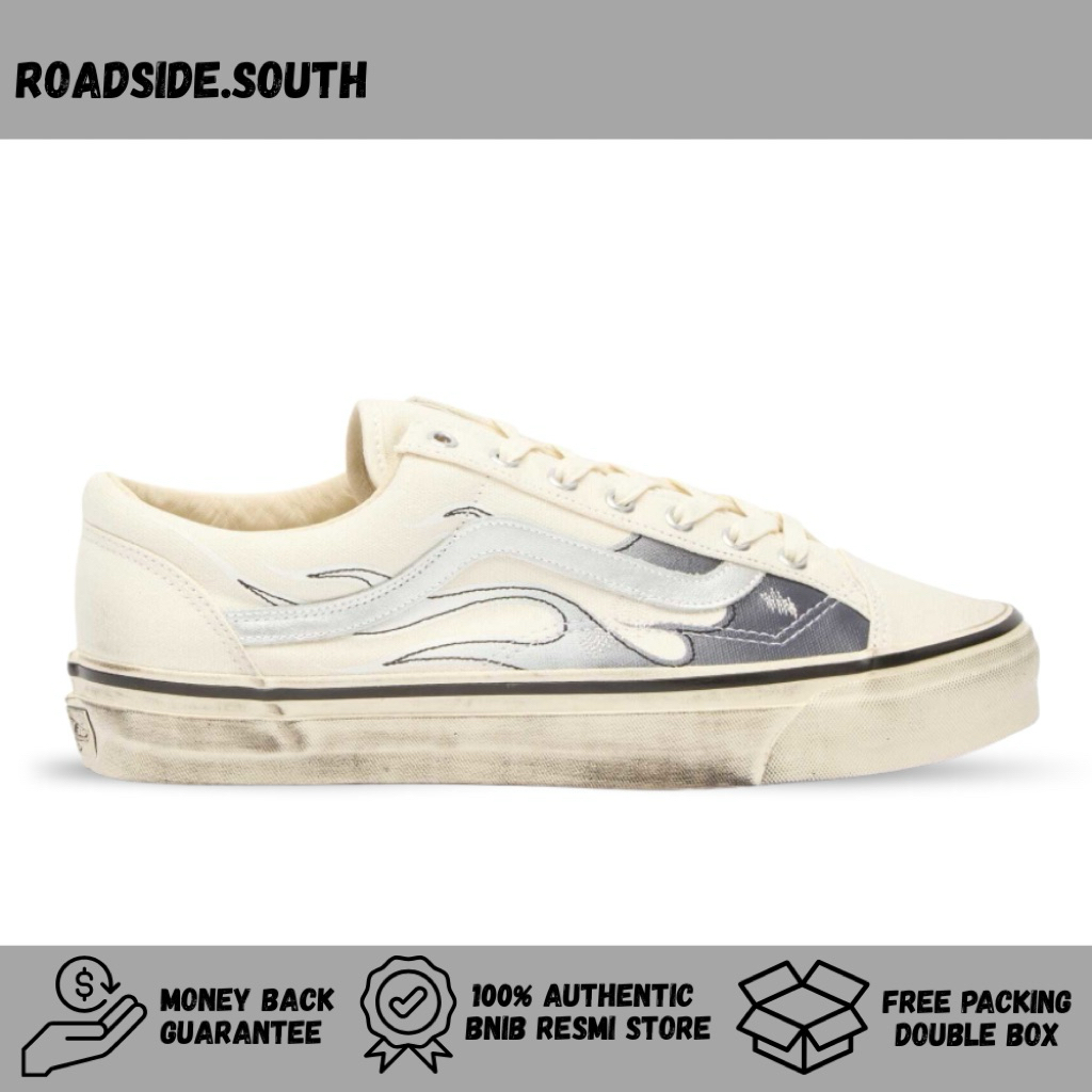 Vans Old Skool 36 LX "Archive Flame" White