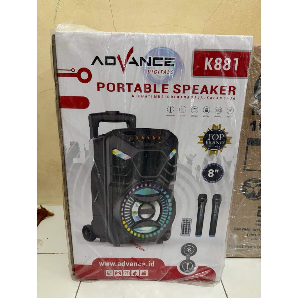 speaker portabel advance k881