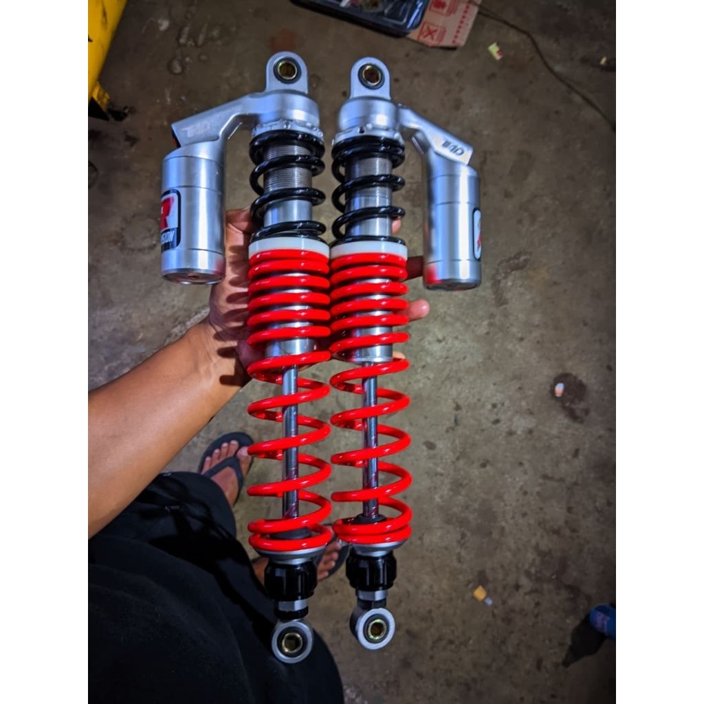 shock belakang bebek standar/modif copy atv