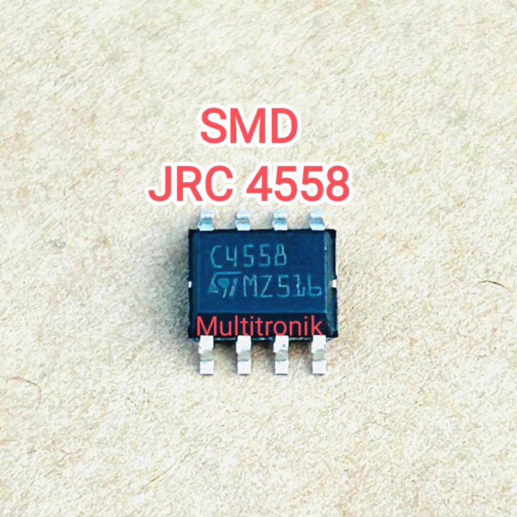 SMD JRC4558 IC JRC 4558 SMD Dual Op-Amp Low Noise Audio Amplifier SOIC