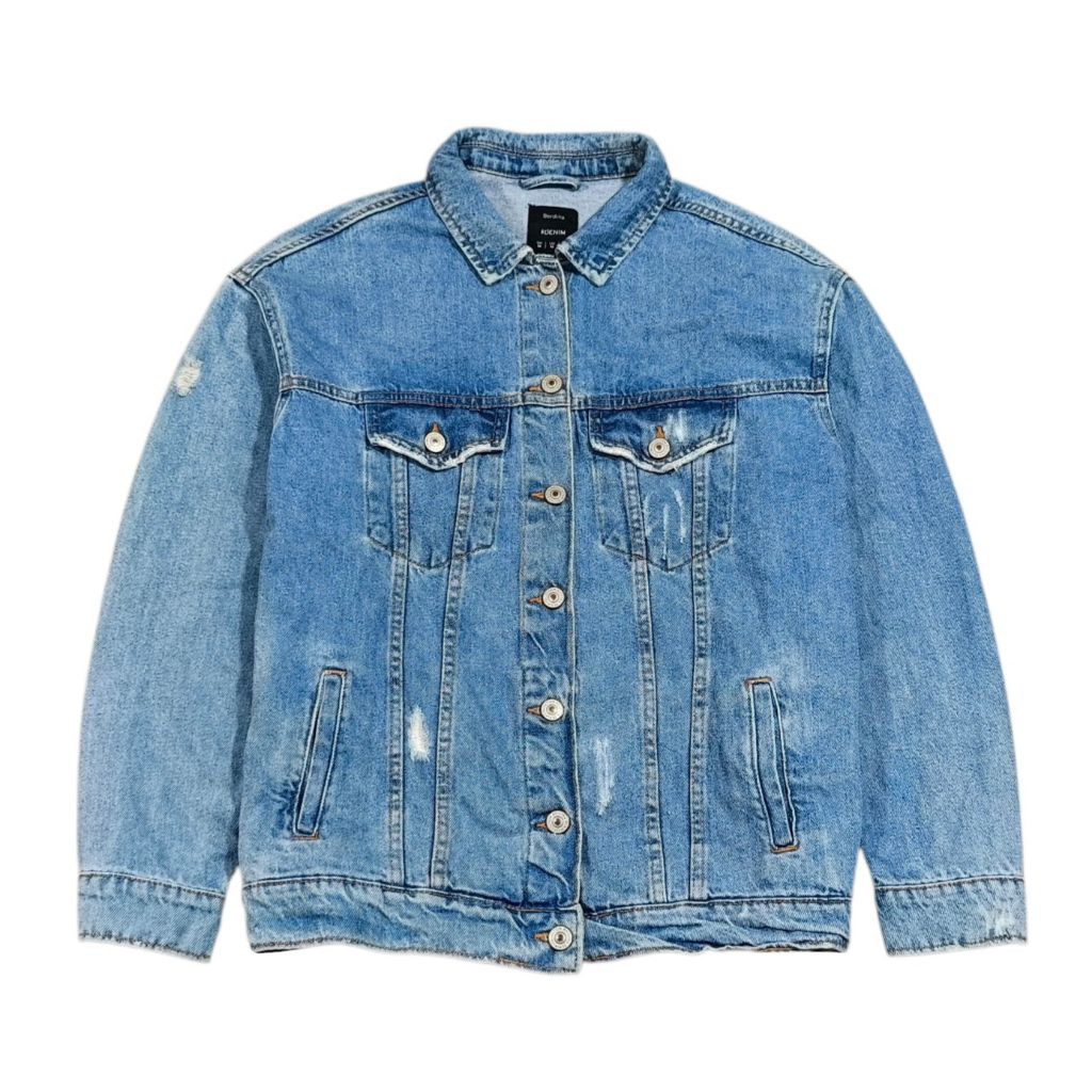 ‎JAKET JEANS BERSHKA SIZE M SECOND