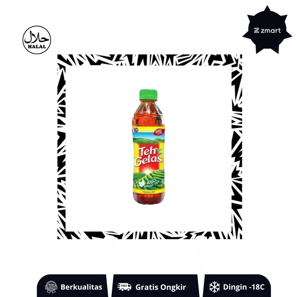 Teh Gelas Asli 350ml Botolan