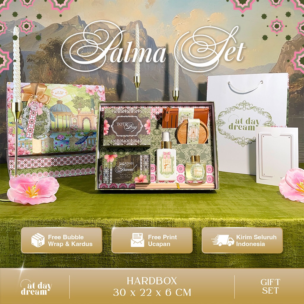 PALMA Gift Set Hampers Hardbox Souvenir & Gift Wedding Birthday Wisuda - at daydream