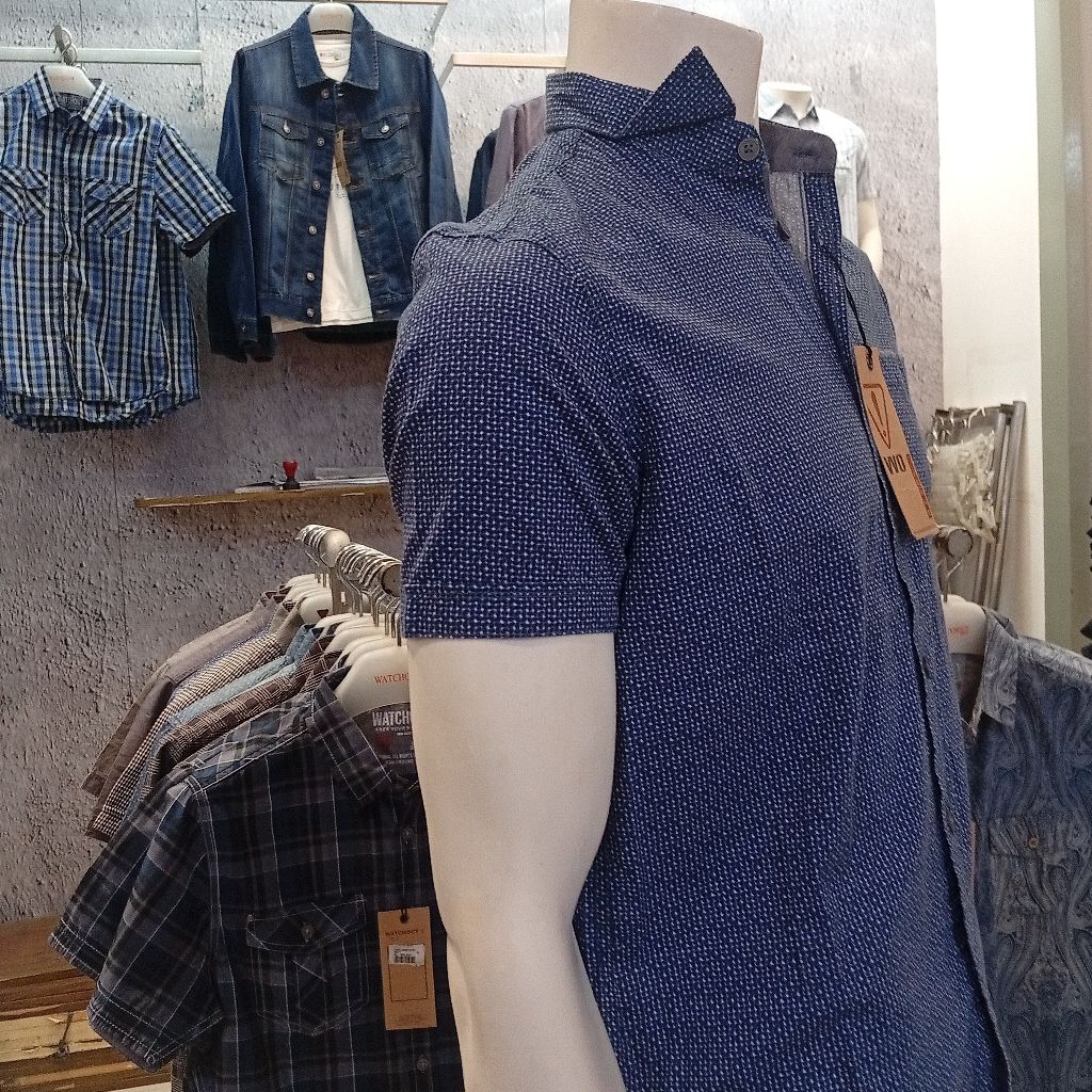 WATCHOUT KEMEJA PRIA LENGAN PENDEK KUALITAS PREMIUM WATCHOUT JEANS
