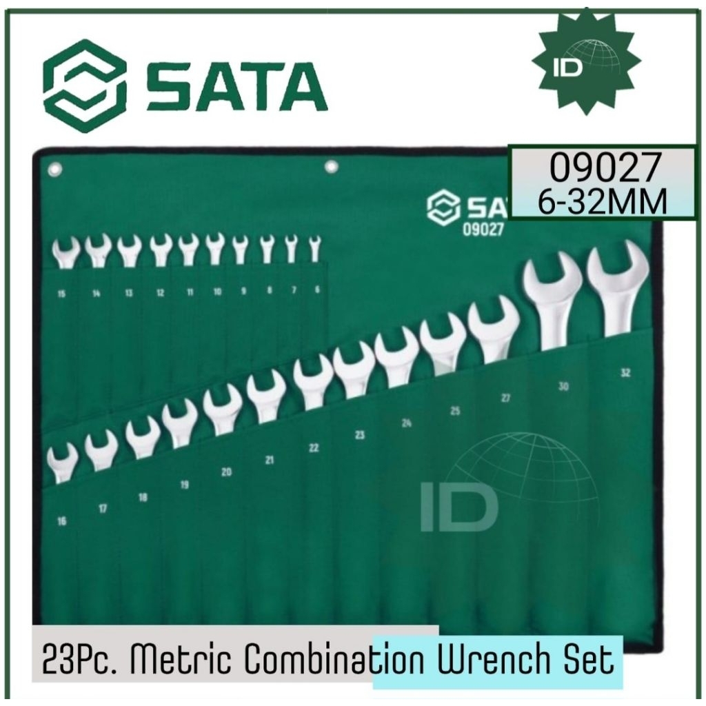 Kunci ring pas sata set 23 pcs matric 09027