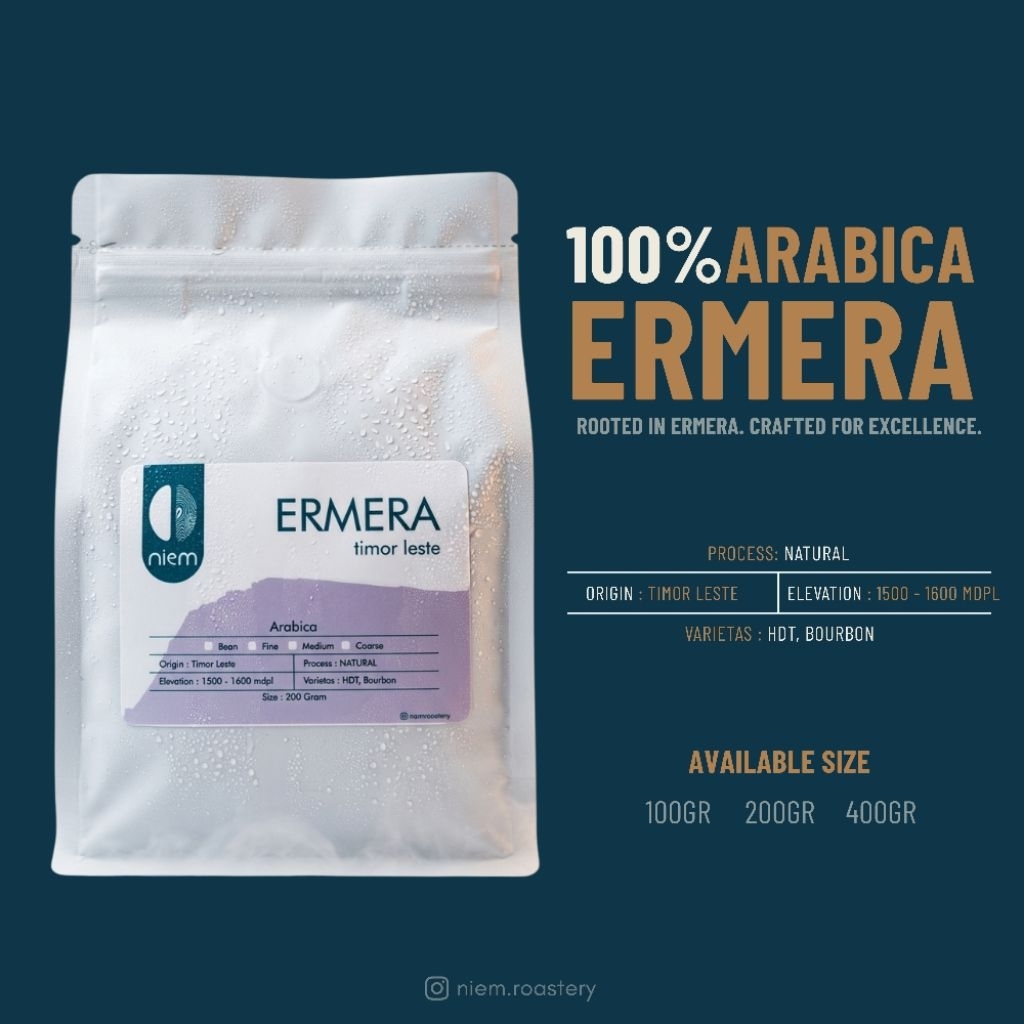 Kopi Arabika Timor Leste Ermera Natural niem roastery