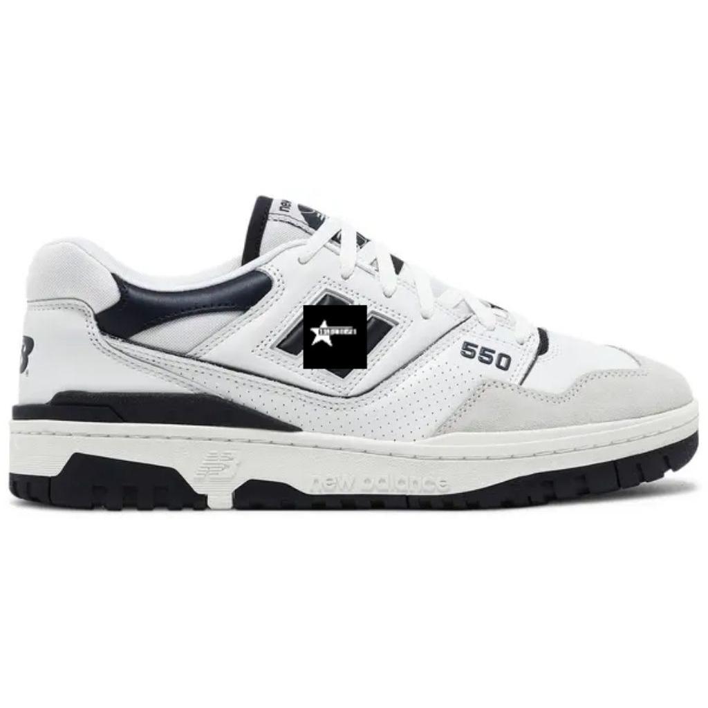 Sepatu NB 550 White Navy