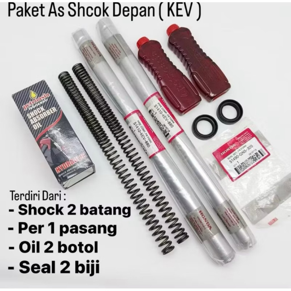 As shock depan supra  X supra x 100 supra lama supra fit old supra fit new revo lama KEV shockbreake