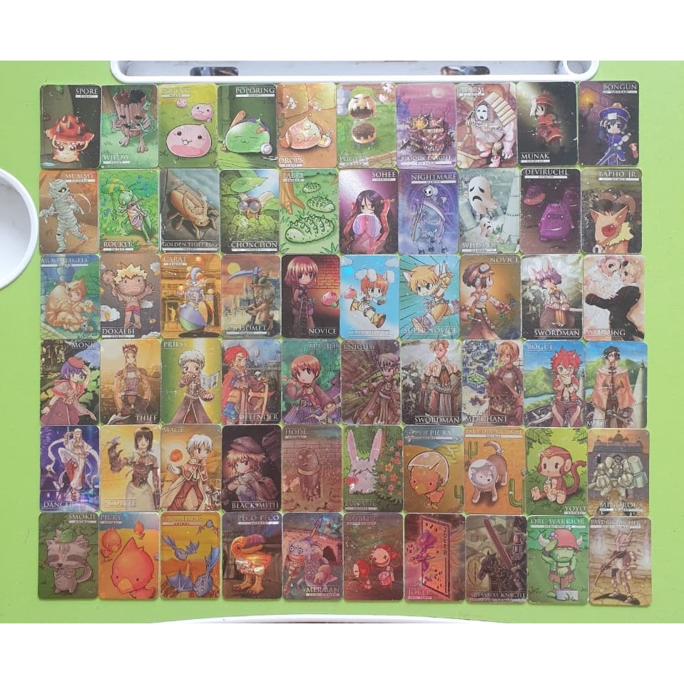 Tazos / Kartu Ragnarok hadiah chiki edisi 2004-2005 (Real Pic)