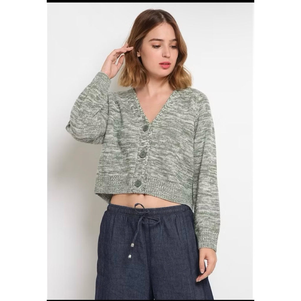 ET CETERA Crop Cardigan
