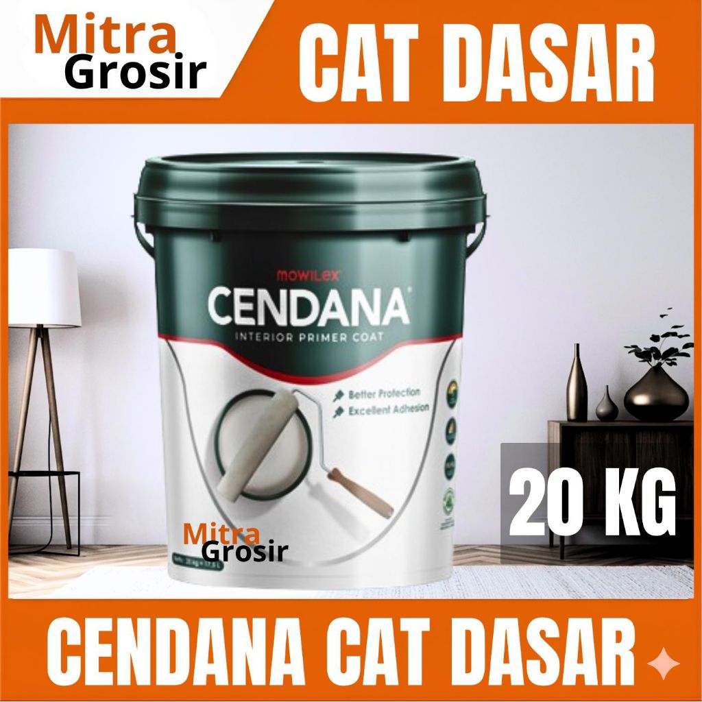 CAT DASAR MOWILEX 20KG | CAT DASAR  CENDANA 20KG | UKURAN PAIL