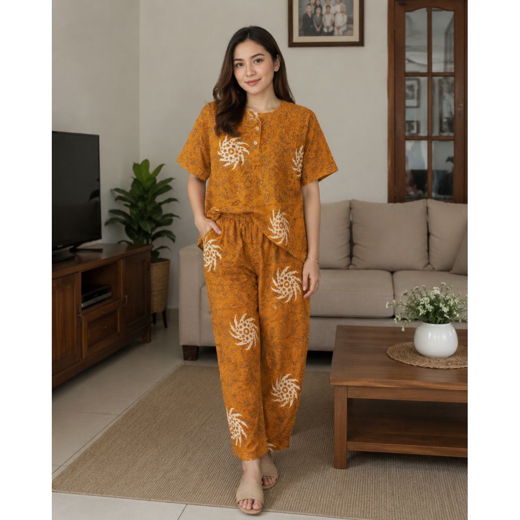 Babydoll Celana Panjang Jumbo, Setelan Batik Jumbo, Piyama Jumbo