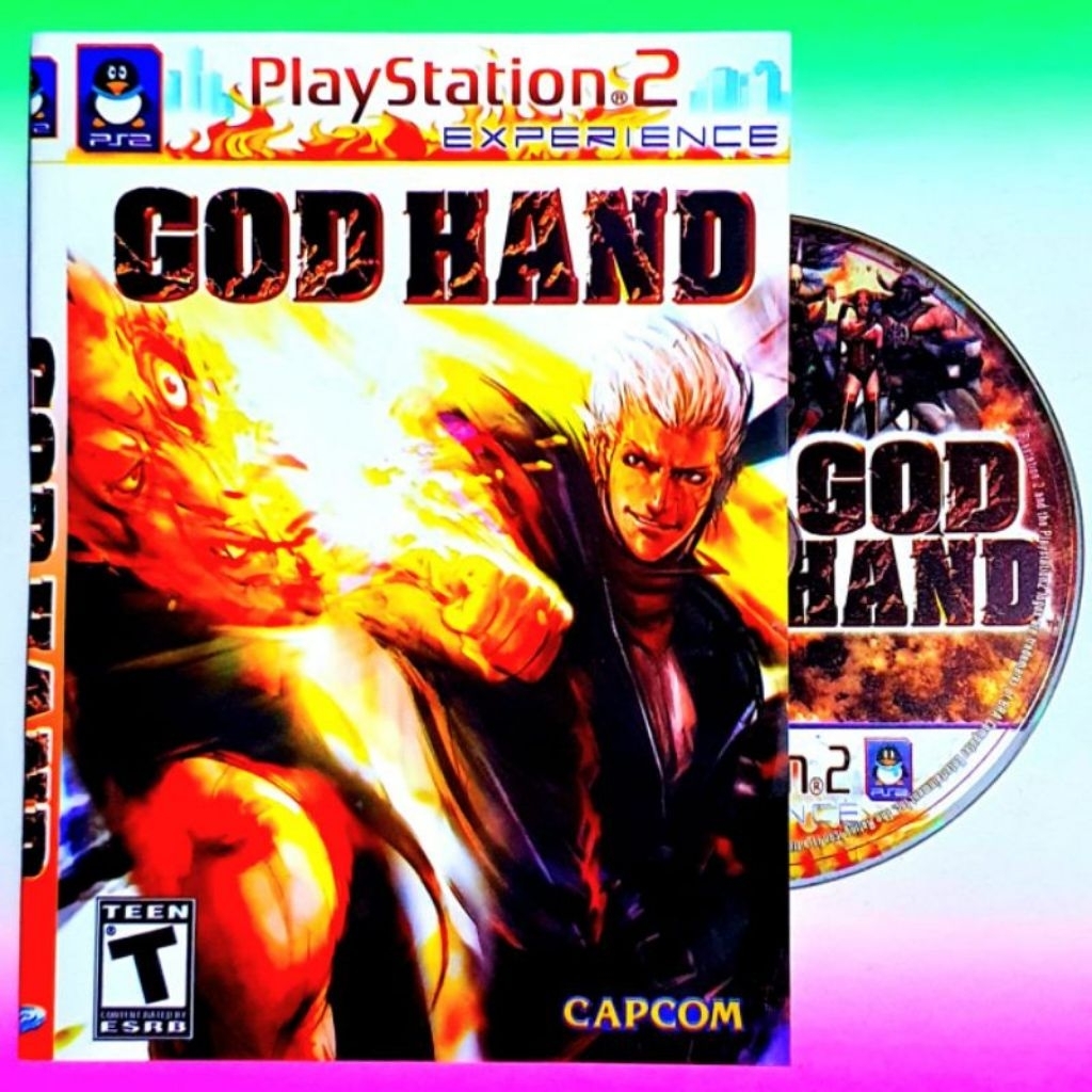 KASET PS2 GOD HAND-GOD HAND PS 2-PS 2 GOD HAND-KASET PS2 FULL LENGKAP-KASET PLAYSTATION 2-KASET GAME