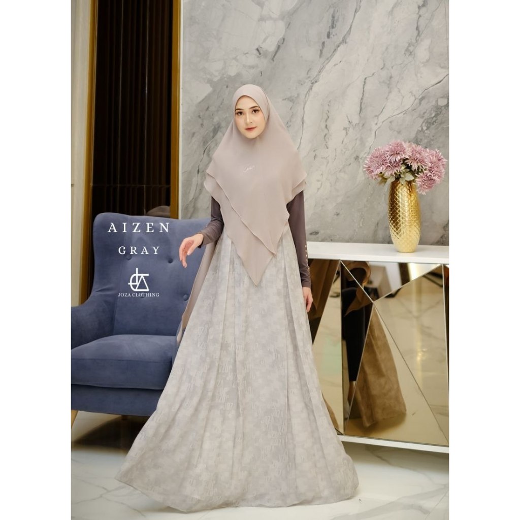 Joza Clothing - Aizen Dress by Joza | Oneset Khimar Wanita | Setelan Pakaian Wanita | D'Hijab Of Mey