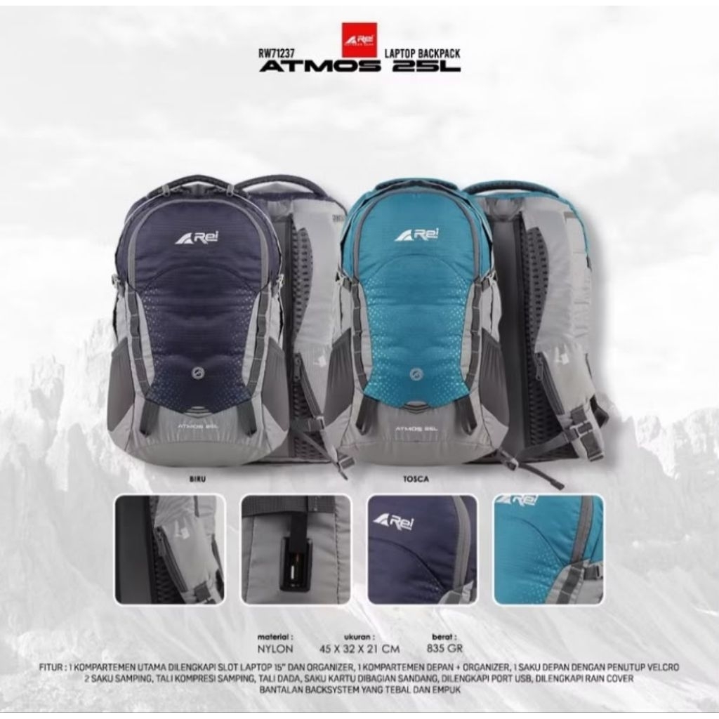 TAS RANSEL ATMOS 25 LITER AREI