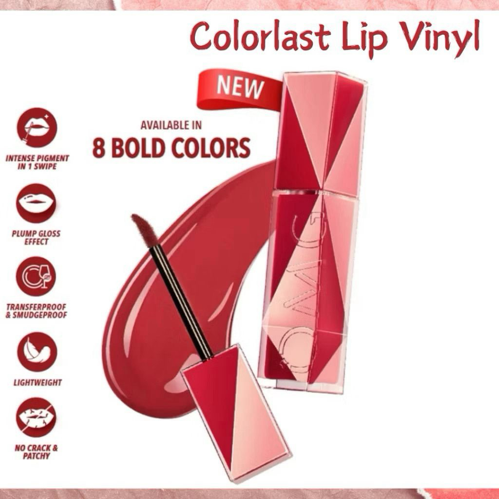 OMG Oh My Glam Lip Vinyl Gloss Colorlast Shade 07 Latte Crush
