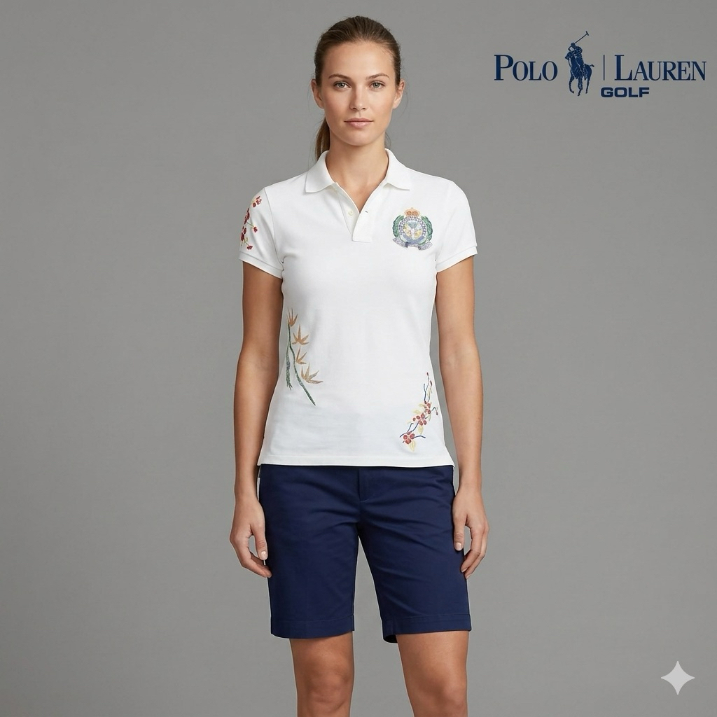 Kaos Polo POLO RALPH LAUREN Polo Shirt White Ivory  Original Second Preloved