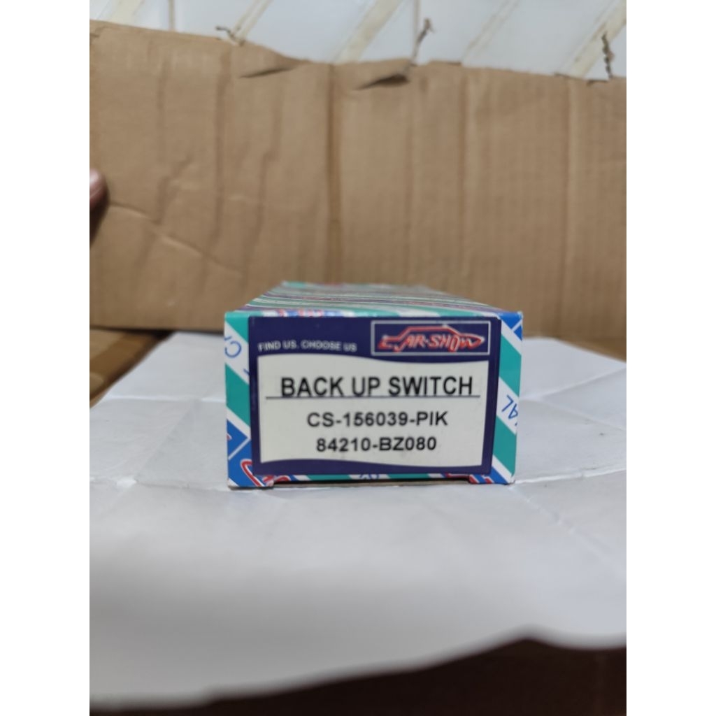 BACK UP SWITCH/SAKLAR LAMPU MUNDUR (swit atret) TOYOTA AVANZA, MERK CARSHOW CS-156039 MADE IN TAIWAN