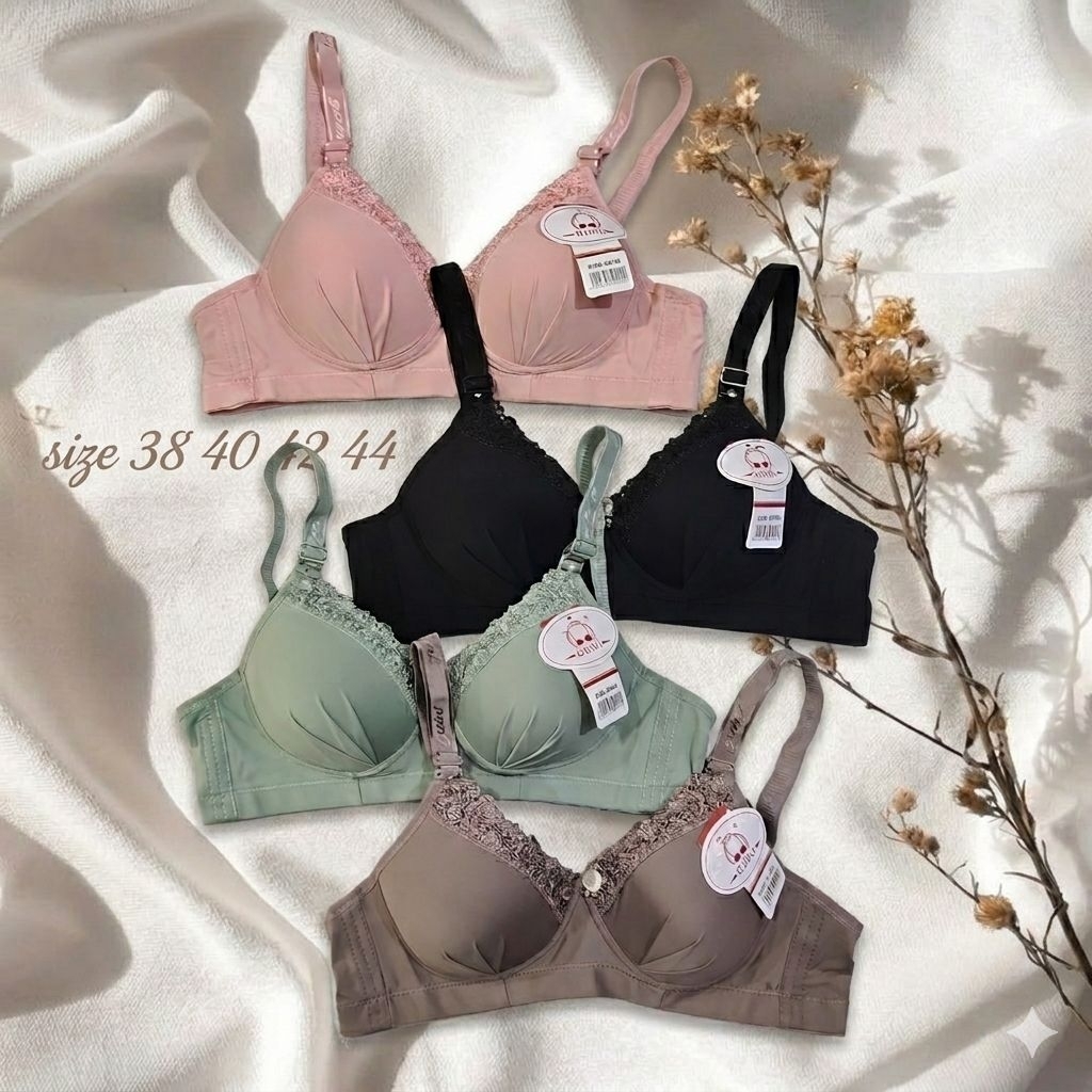 3 / 1 PCS BH Push Up Busa GUINI GN56 Bra Wanita Cantik Motif Renda Size 38 40 42 44 Berkualitas
