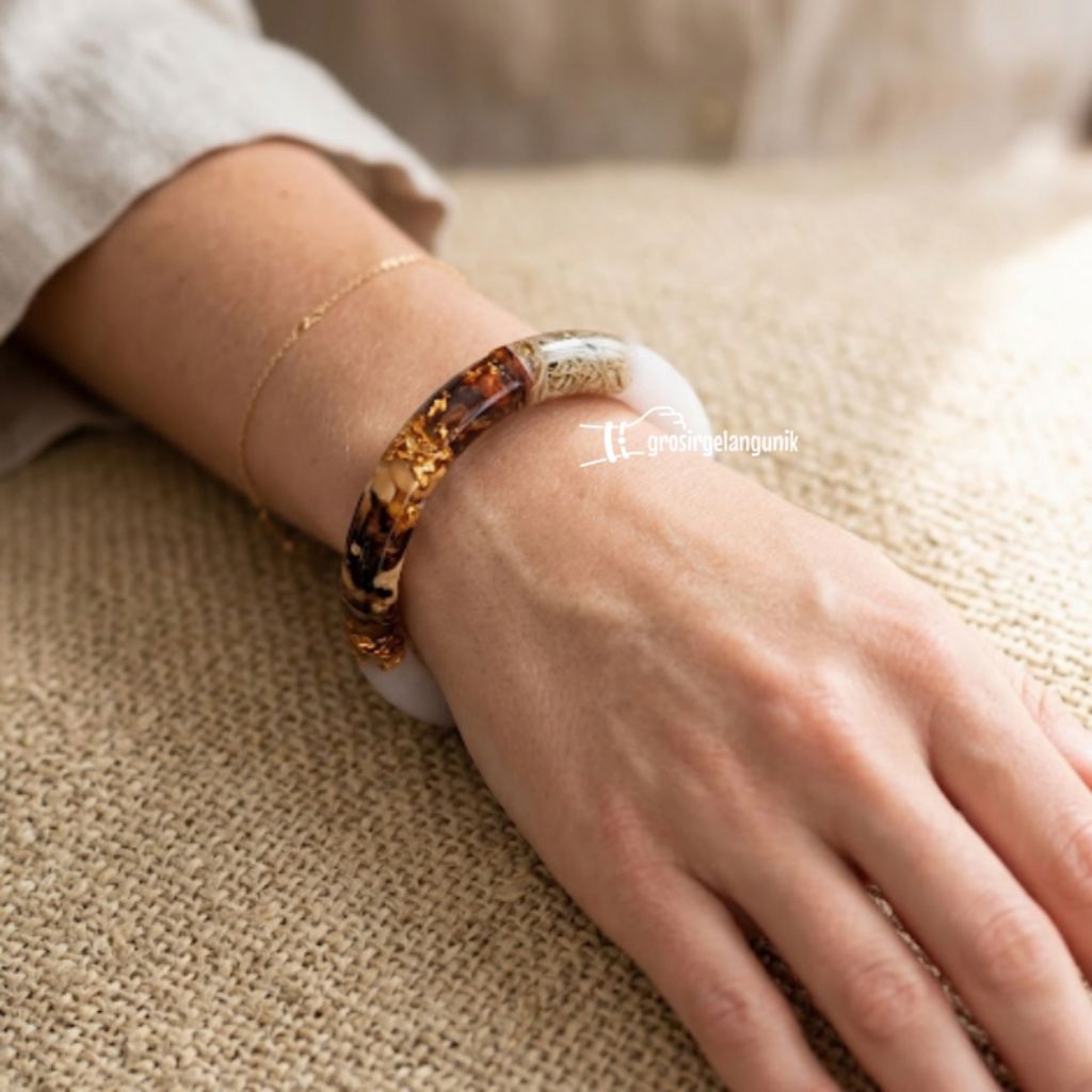 [ASLI] Gelang Anti Sawan Kariango Dlingo Bangle PIPA SEDANG 3/16 inch Bengle Jeringau Bidara Kasumba