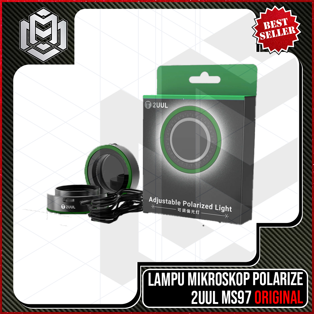 MM - Lampu Mikroskop Polarize 2UUL MS97 / 2UUL MS97 Polarized Microscope LED Lamp / Lampu Microscope