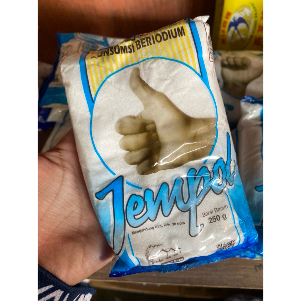 Garam halus jempol 250gr/ garam halus250gr/ garam kasar segitiga250gr/ garam kasar250gr