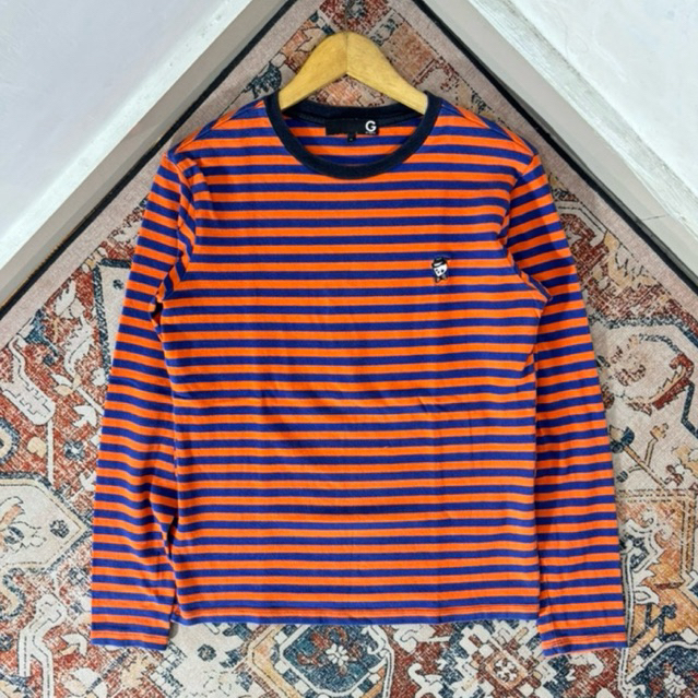 KAOS LONGSLEEVE GUESS STRIPE