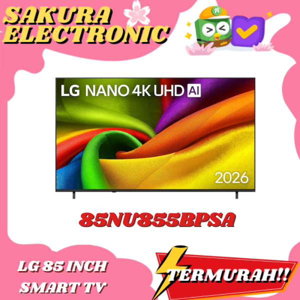 TV LG 85NU855BPSA Smart TV LG NANO 4K UHD AI NU85 2026 85 INCH