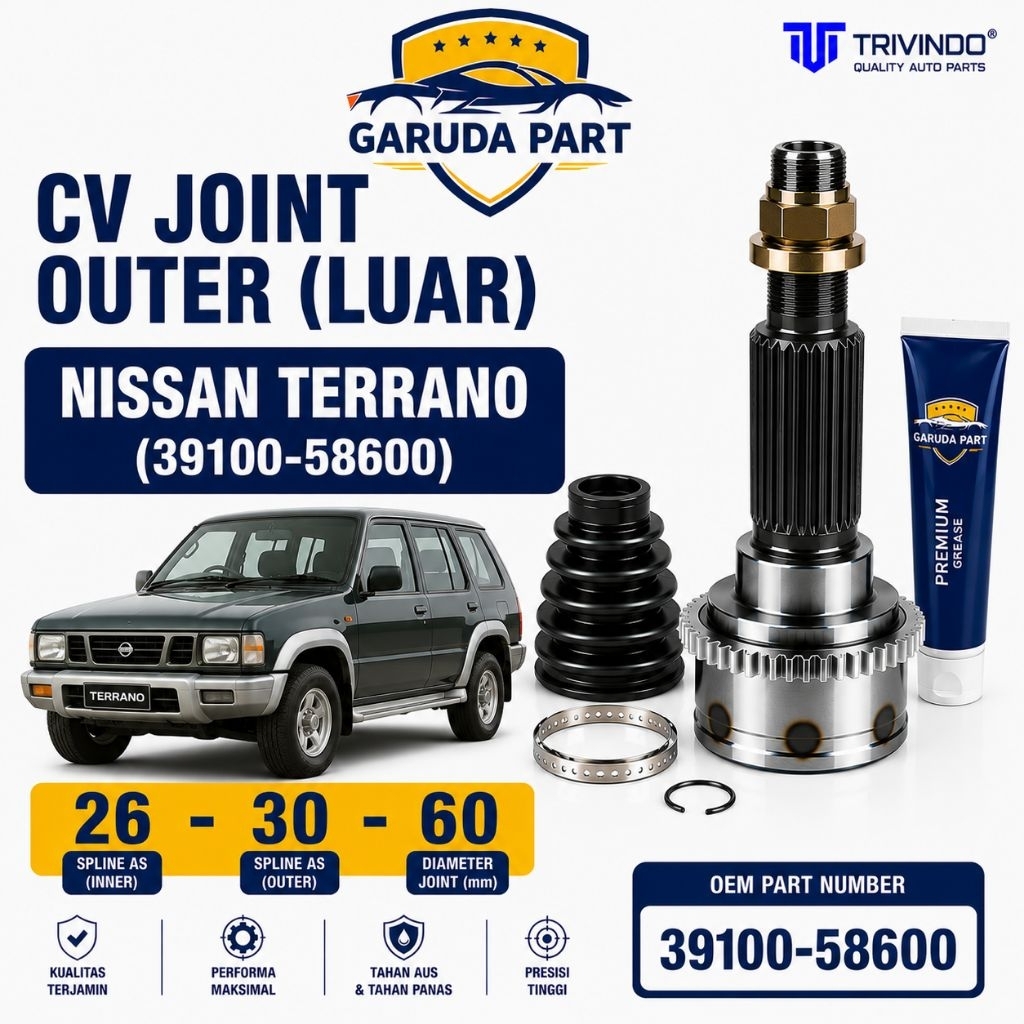 CV JOINT OUTER LUAR NISSAN TERRANO