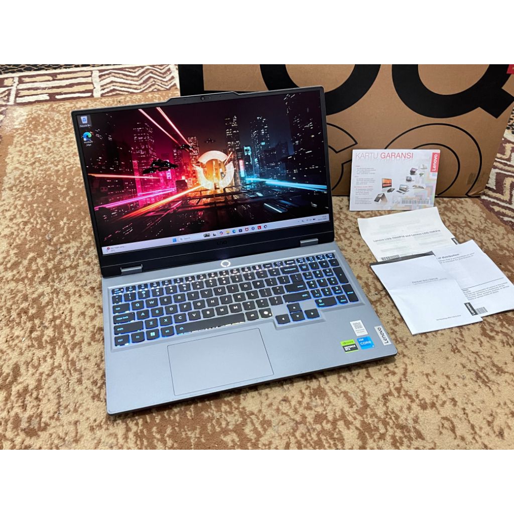 lenovo LOQ i5 13HX RTX 5050 garansi resmi aktif 2027 +adp