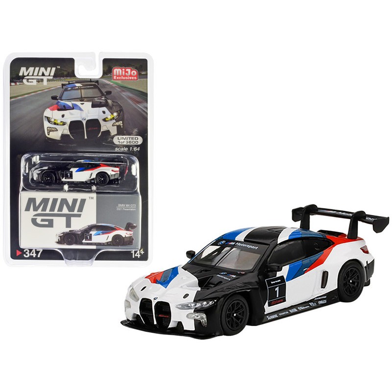 MiniGT MGT BMW M4 GT3 White Putih Hitam Livey Decal Sport Car Diecast