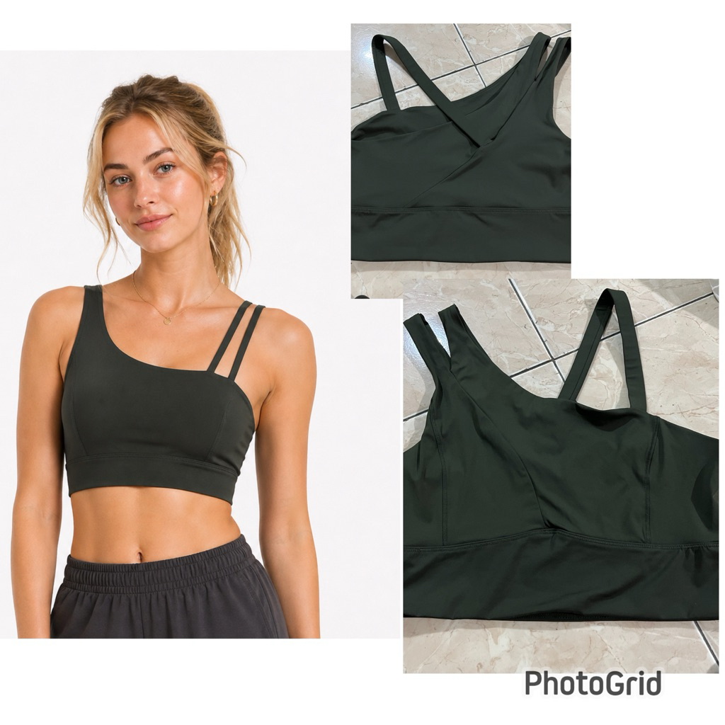 BRA GYM RUNNING GRADE A SPORT HIJAU ANKO BRANDED NEW