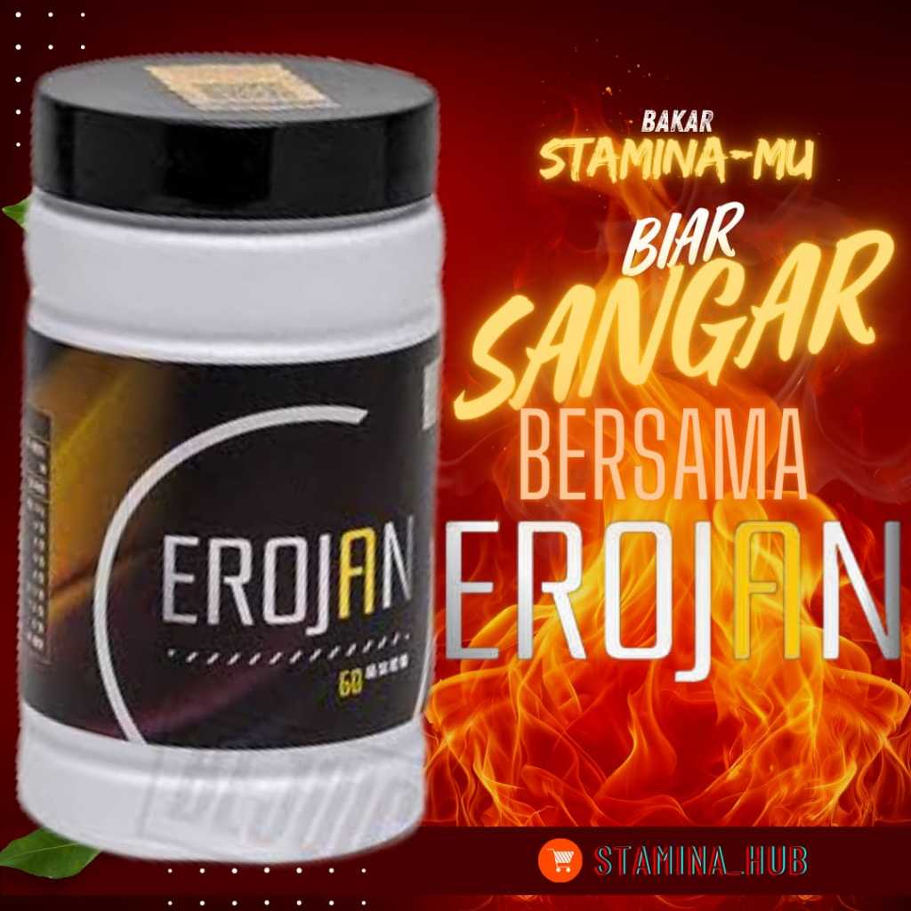 EROJAN Original Wellous 60 Kapsul | Suplemen Herbal Pria Premium | Bantu Jaga Stamina & Energi Haria
