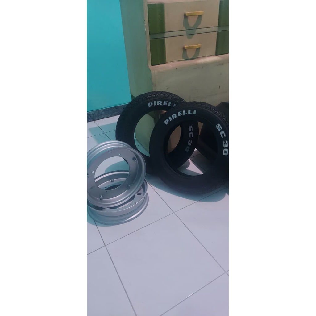 Paket Upgrade Vespa Ring 10 + Ban Pirelli