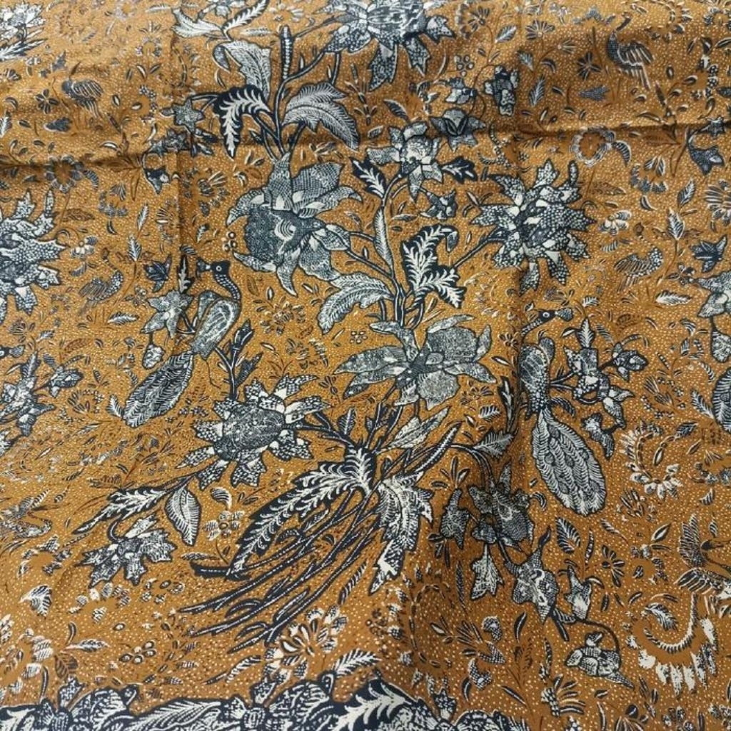 Kain Batik Jarik Panjang Bahan Katun Halus Motif Alam Jogja Solo