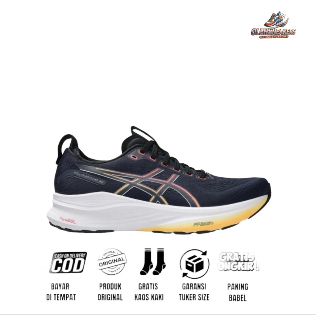 sepatu running pria asics gel-kayano 32 sepatu olahraga outdoor