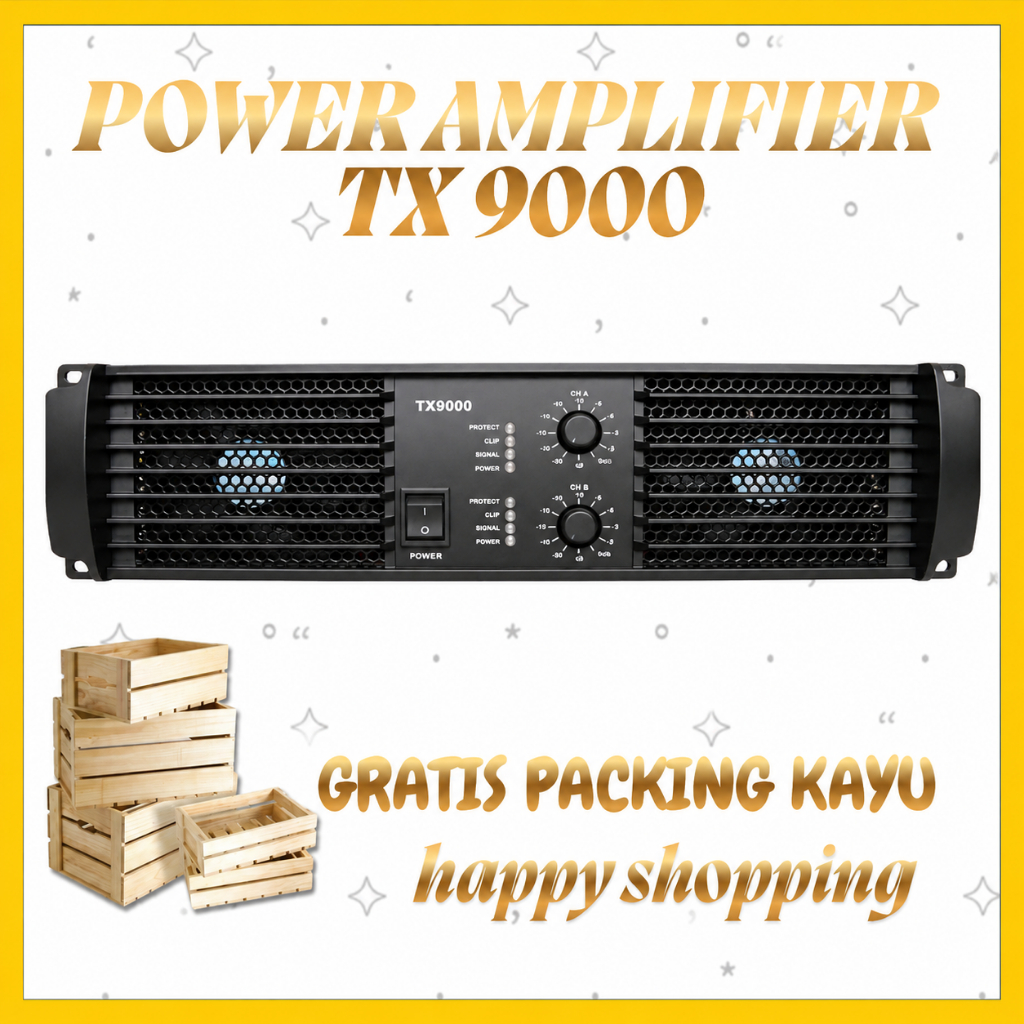 POWER AMPLIFIER SPL AUDIO  TX 9000