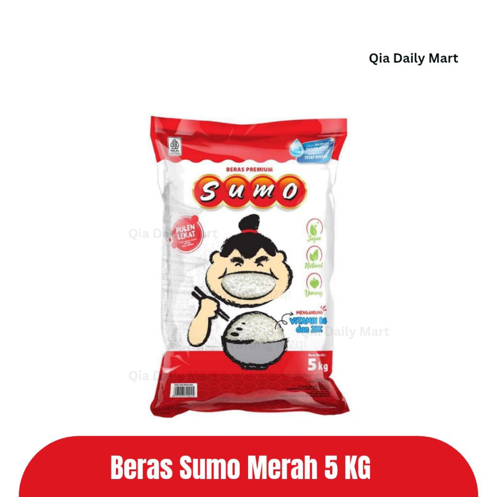 BERAS 5 KG BERAS SUMO MERAH 5 KG BERAS PREMIUM SUMO 5 KG
