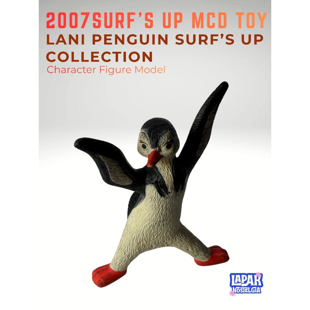 [LANI] 2007 MCDONALD HAPPY MEAL TOY SURF'S UP PRELOVED | MAINAN HAPPY MEAL PENGUIN BEKAS KOLEKSI PRI