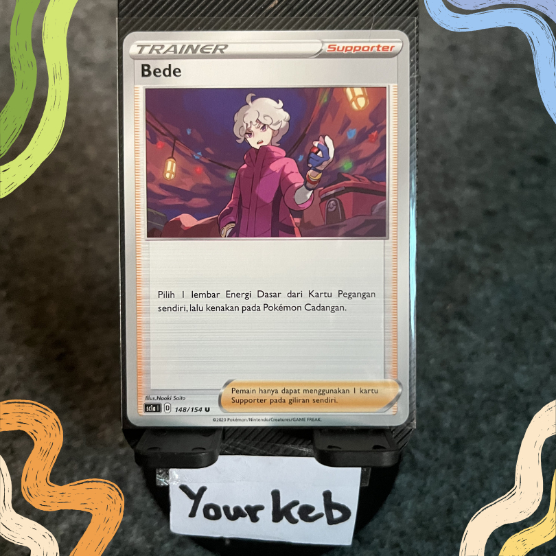 Bede U #148 Pokemon Indonesia Pedang & Perisai Set A