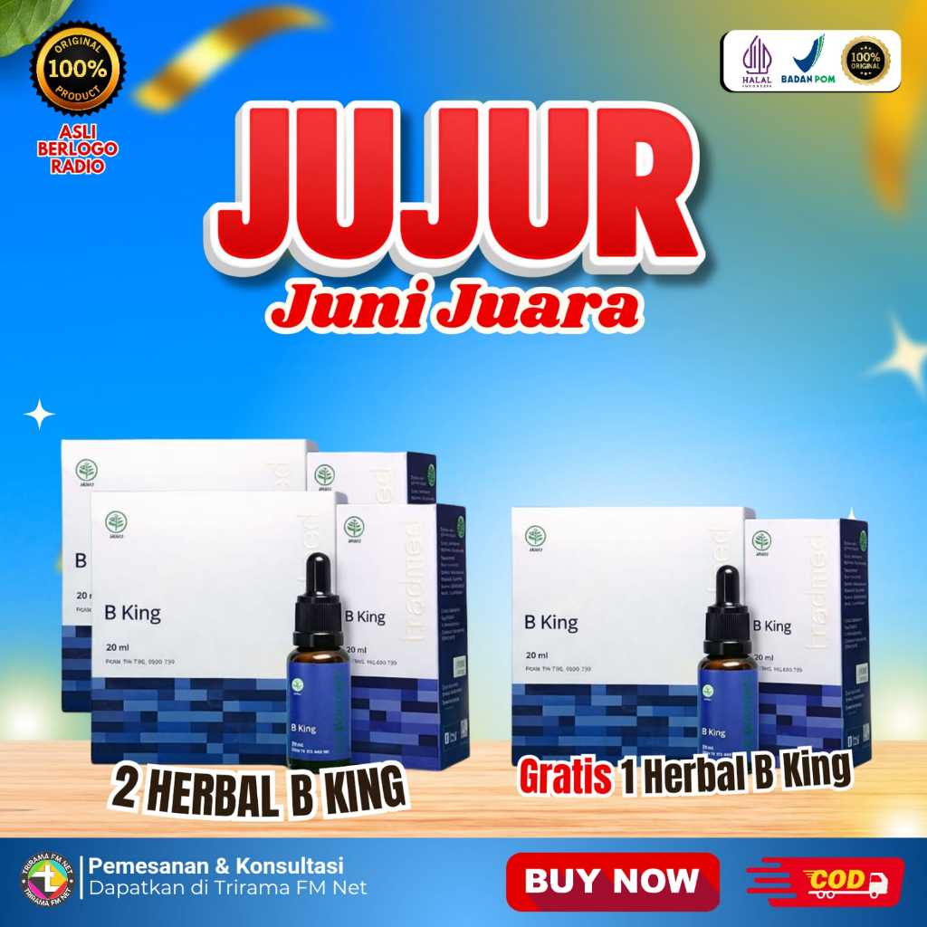 HERBAL BKING Original Nutrisi Anak Speech Delay BKING ORIGINAL ASLI Berlogo Trirama FM Net