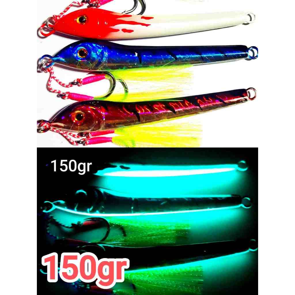 Metal JIG150gr GID Perut + Assist Hook