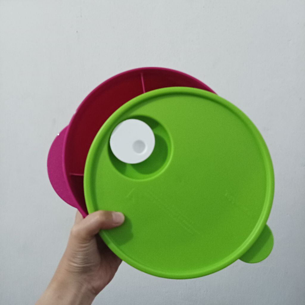 Fancy Crystalwave Lunch Bowl Tupperware || Divided Lunch Bowl Tupperware