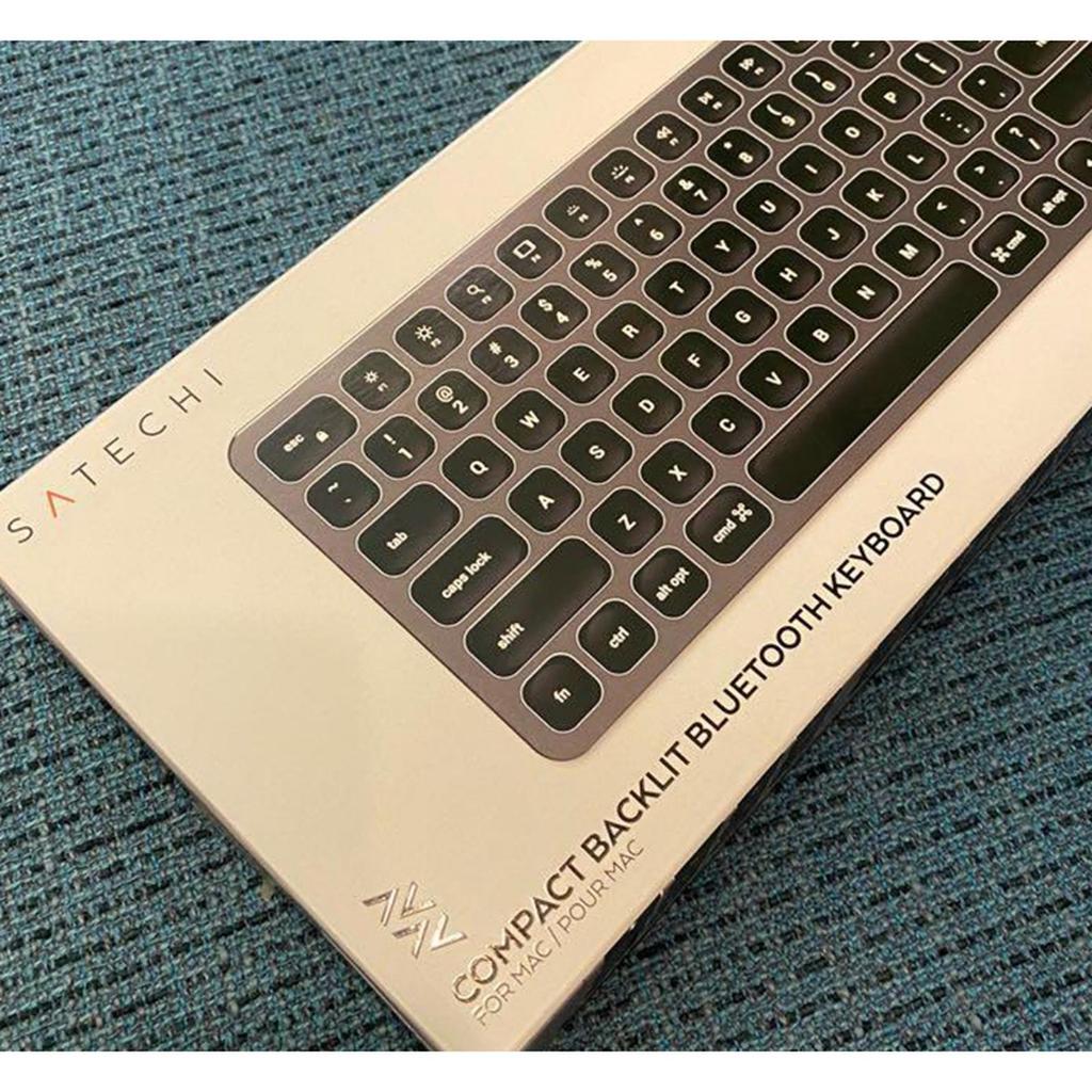 Satechi Compact Backlit Bluetooth Wireless Keyboard for Mac